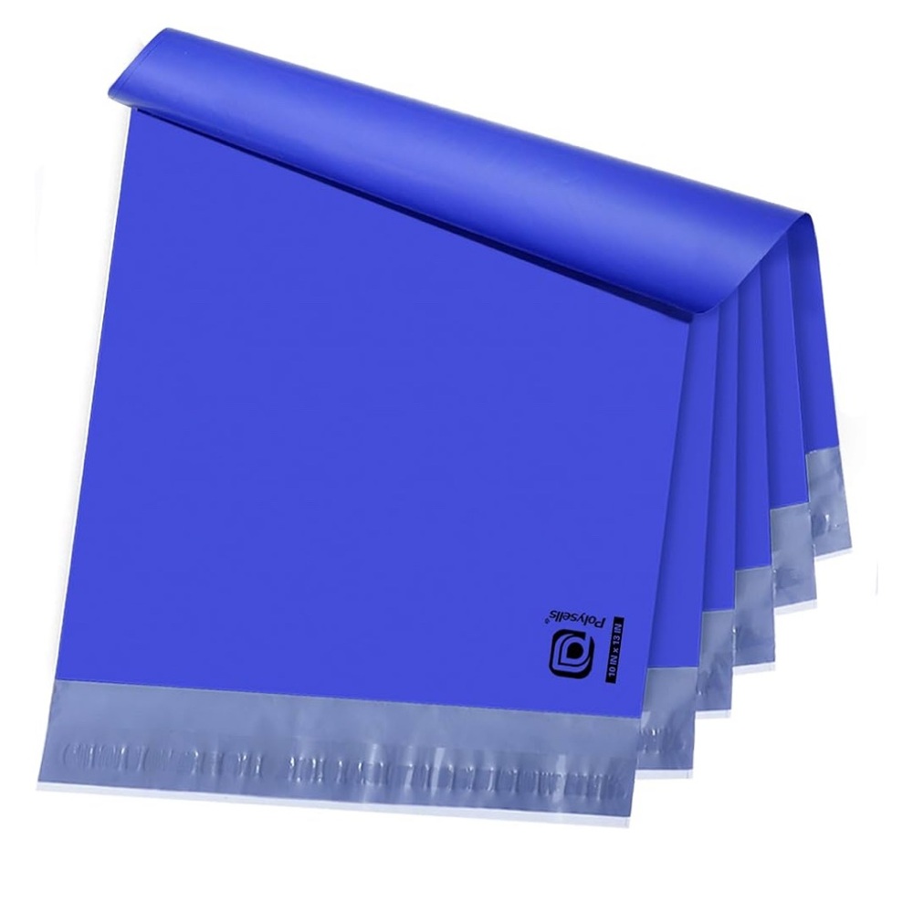 10 Large 10” x 13” Poly Mailers and 11 Bonus Stickers ~Purple
